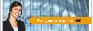 Plan your trip online, 75€